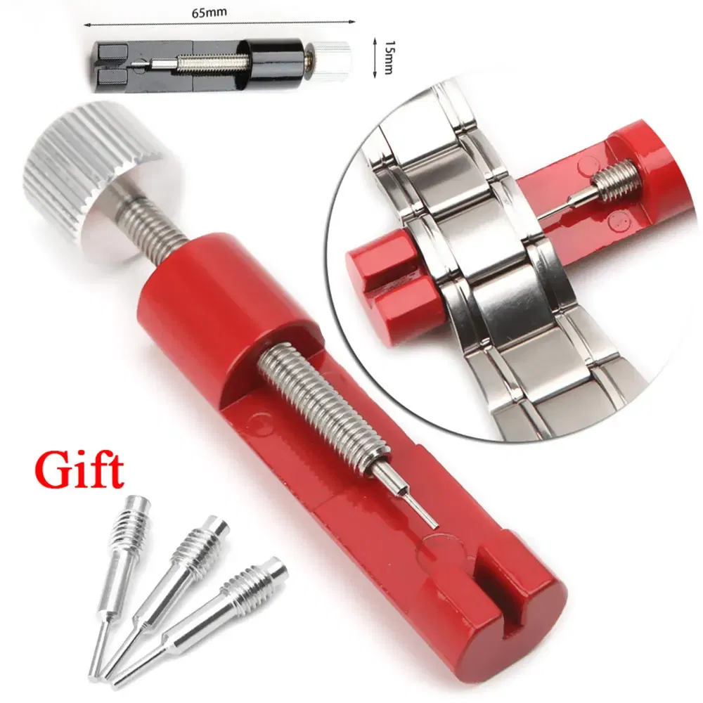 Color: Blue, Ships From: CHINA - Metal Watchband Tools Watch Strap Repair Detaching Device Kits with Watch Pin Opener steel belt Adjust Tool Watch Accessories