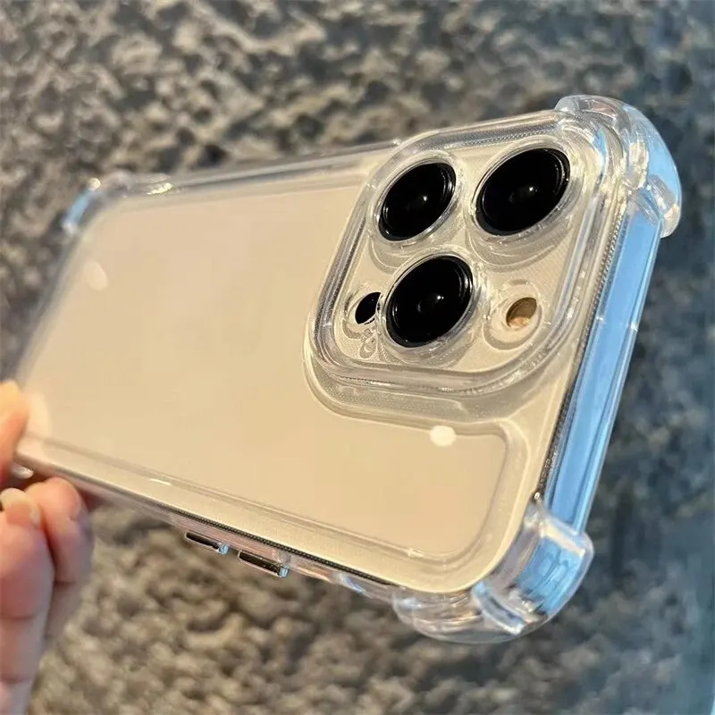Material: Nylon, Color: black - Vanuoxin Luxury Shockproof Case for iPhone 15 14 13 12 11 Pro Max with Electroplat Button Bumper Phone Back Cover Clear & Black