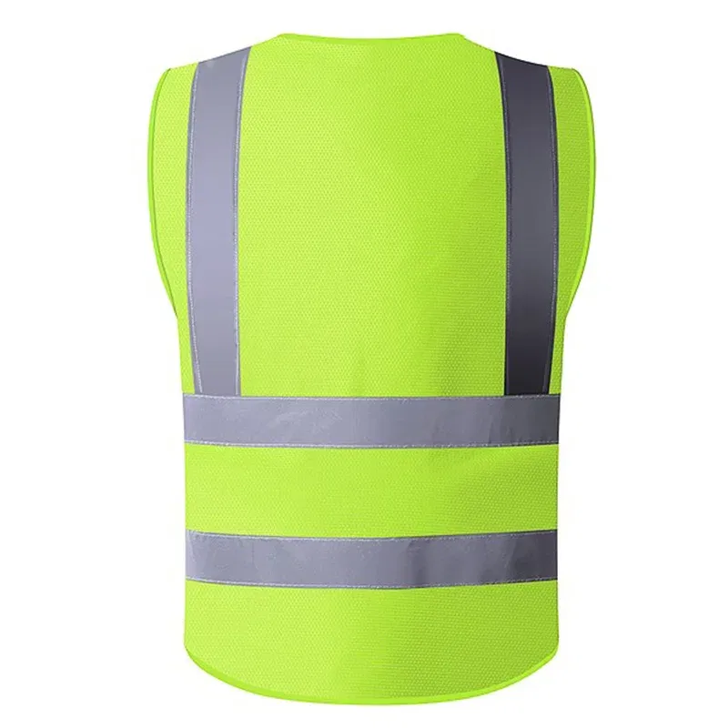 Color: Blue, Size: M - SFVEST MENS WOMEN HI VIS VIZ EXECUTIVE VEST WAISTCOAT TWO INCHES WIDTH REFLECTIVE SAFETY LARGE POCKETS FREE DELIVERY