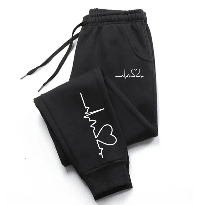 Color: Beige, Size: S - Daily Joggers Fashion Baggy Pants Woman Casual Sweatpants Comfortable Fitness Trousers Womens Soft 2024New Versatile Women's
