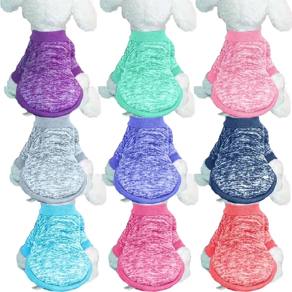 Size: XXL, Color: Black - Dog Warm Clothes Spring Autumn Winter Cute Fashion Jacket Round Neck Sweater Pet Supplies Teddy Dog Cat Clothing Pet Accessories