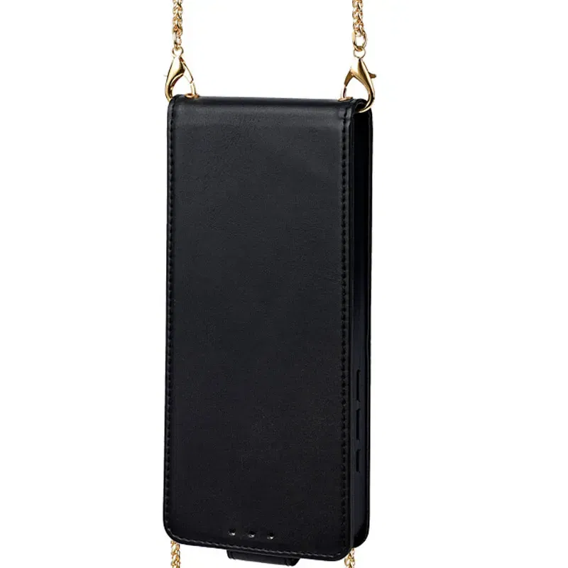 Color: Frosted Black, Compatibility by Model: Galaxy A16 5G - Leather Phone Case for SAMSUNG Galaxy A05 A06 A16 A15 A36 A56 A26 5G  Crossbody Wallet Case Flip Mirror Cover with Long Lanyard