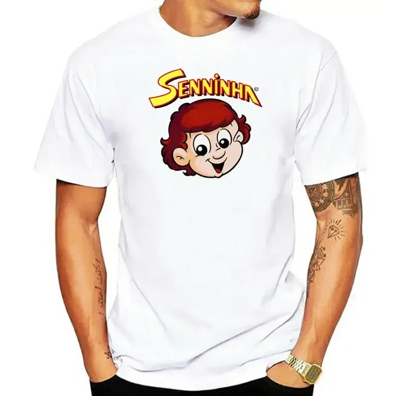 Color: black, Size: XL - ayrton senna senninha Short Sleeve Hip Hop Tee T-Shirt top tee Men T Shirt Cotton Print Shirts