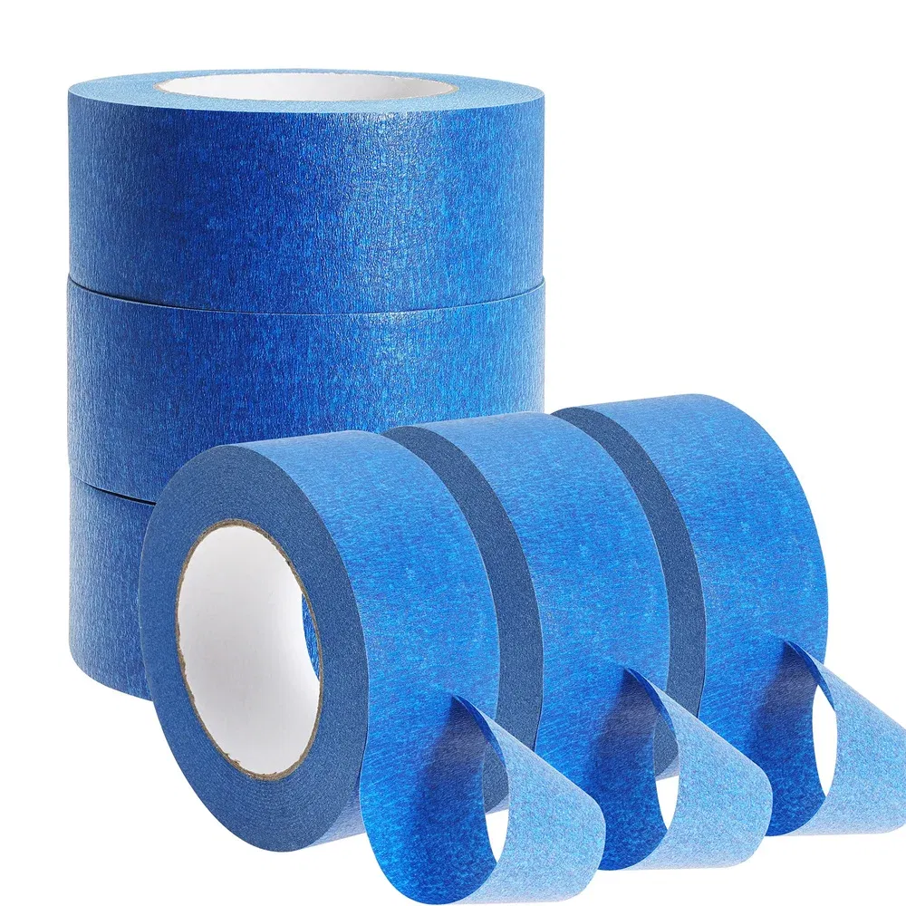 Color: green - 3 Roll/Set Paint Tape Multi-Surface Masking Easy Removal Paint Tape Security Wall Painting Crafts Art Construction Home 20m/Roll