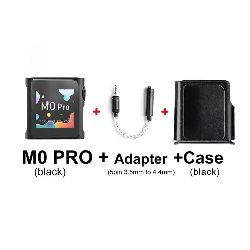 Color: GRAY, Ships From: CHINA - New! M0 Pro Hi-Res Audio HIFI Bluetooth Portable Music MP3 Player DAP USB DAC Dual ES9219C LDAC aptX PCM384 DSD128