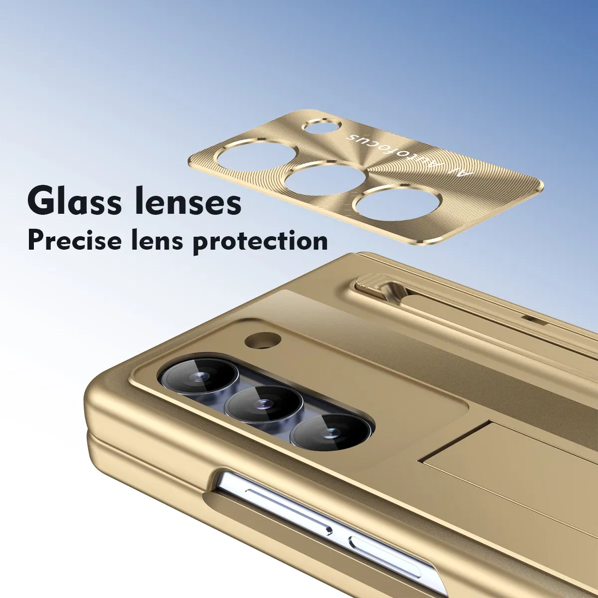 Color: Black, Material: Aluminum - With Touch Pen For Samsung Galaxy Z Fold 6 5 4 Case Hinge Armor Shockproof Magnetic Kickstand 360 Full Protection Folding Cover