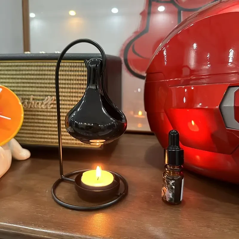 Hanging Incense Burner Stand, Black/White, Creative Aromatherapy Lamp, Essential Oil Diffuser