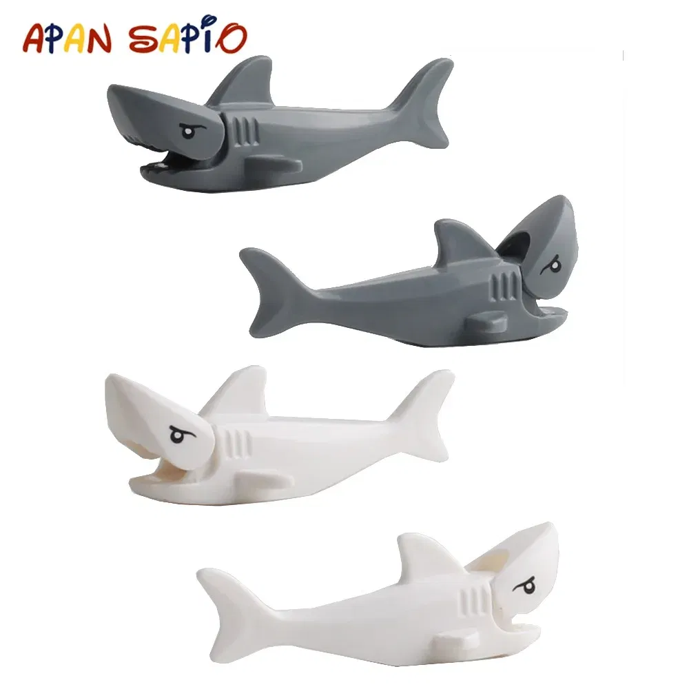Color: PURPLE - Animal Building Blocks Model Crocodile Leopard Educational Games Figure Brick Toys for Children Kids