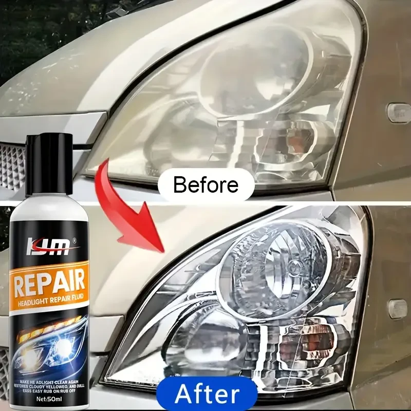 1pc Car Headlight Repair Cream - Anti-Oxidation, Scratch Removal, Brightening & Nourishing, Other Material, for Vehicle Maintenance, Suitable for All Car Models, Ideal for Drivers