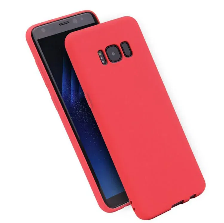 Color: Blue, Material: Vinyl - Case For Samsung Galaxy S8 S9 S10 S20 Ultra A6 A7 A8 A9 2018 S20 Plus A10 A20 A30 A50 A70 Matte Silicone Soft TPU Cover case