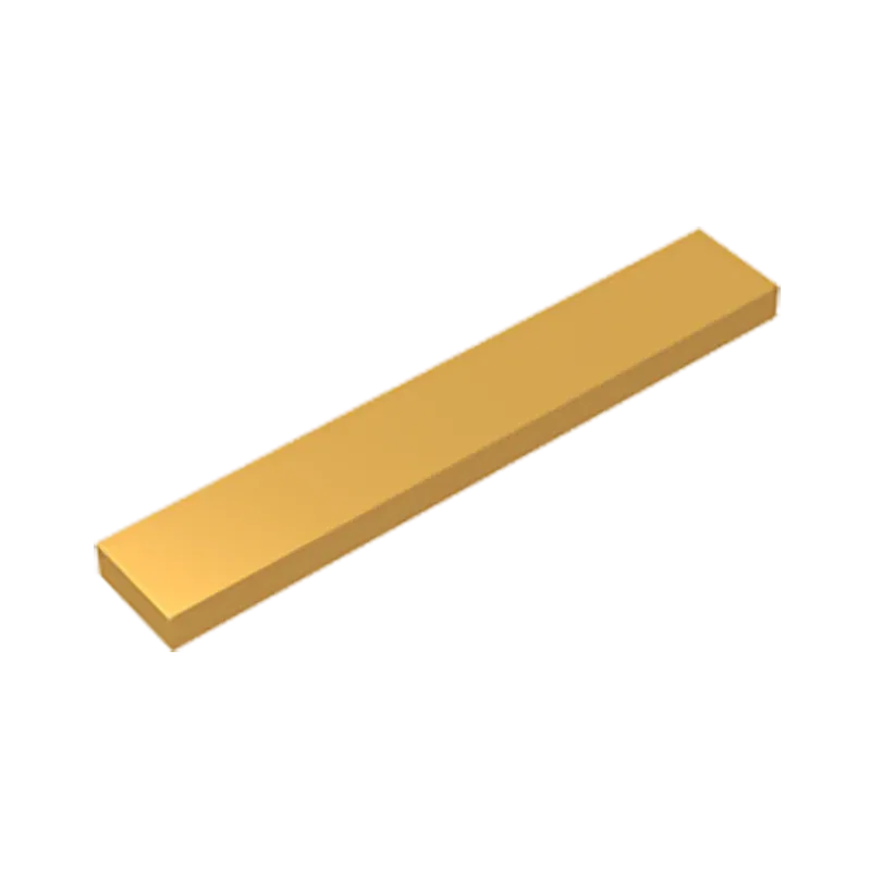 Color: Dark Khaki - Gobricks GDS-564 Tile 1 x 6 compatible with lego 6636 pieces of children's toys Building Blocks Technical