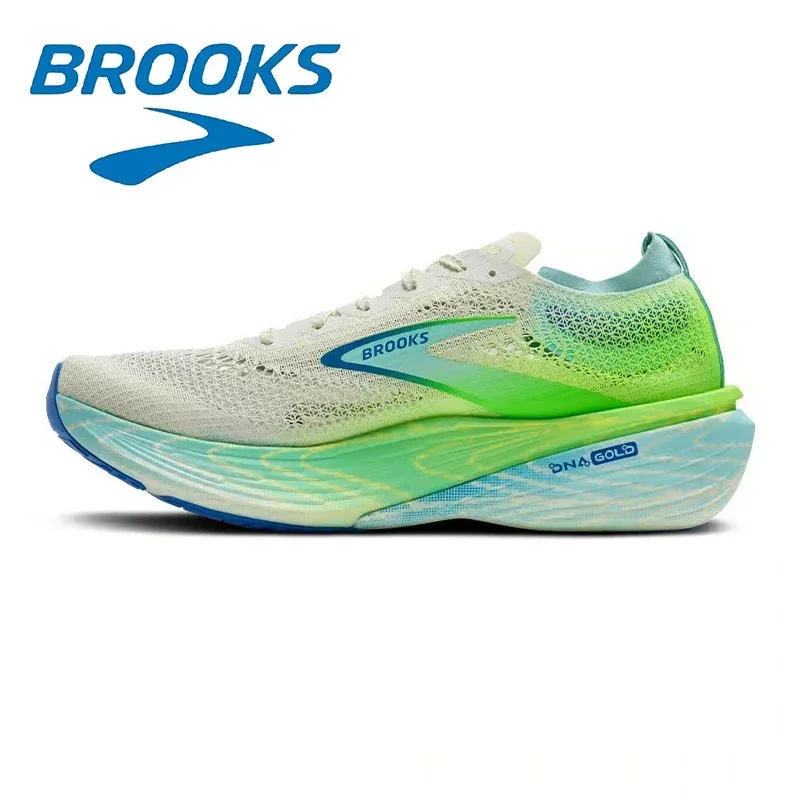 Color: MULTI, Shoe Size: 42 - Brooks Hyperion Elite 4 Series Gray Green Breathable Engineering Mesh Men's Lightweight Cushioning Running Shoes
