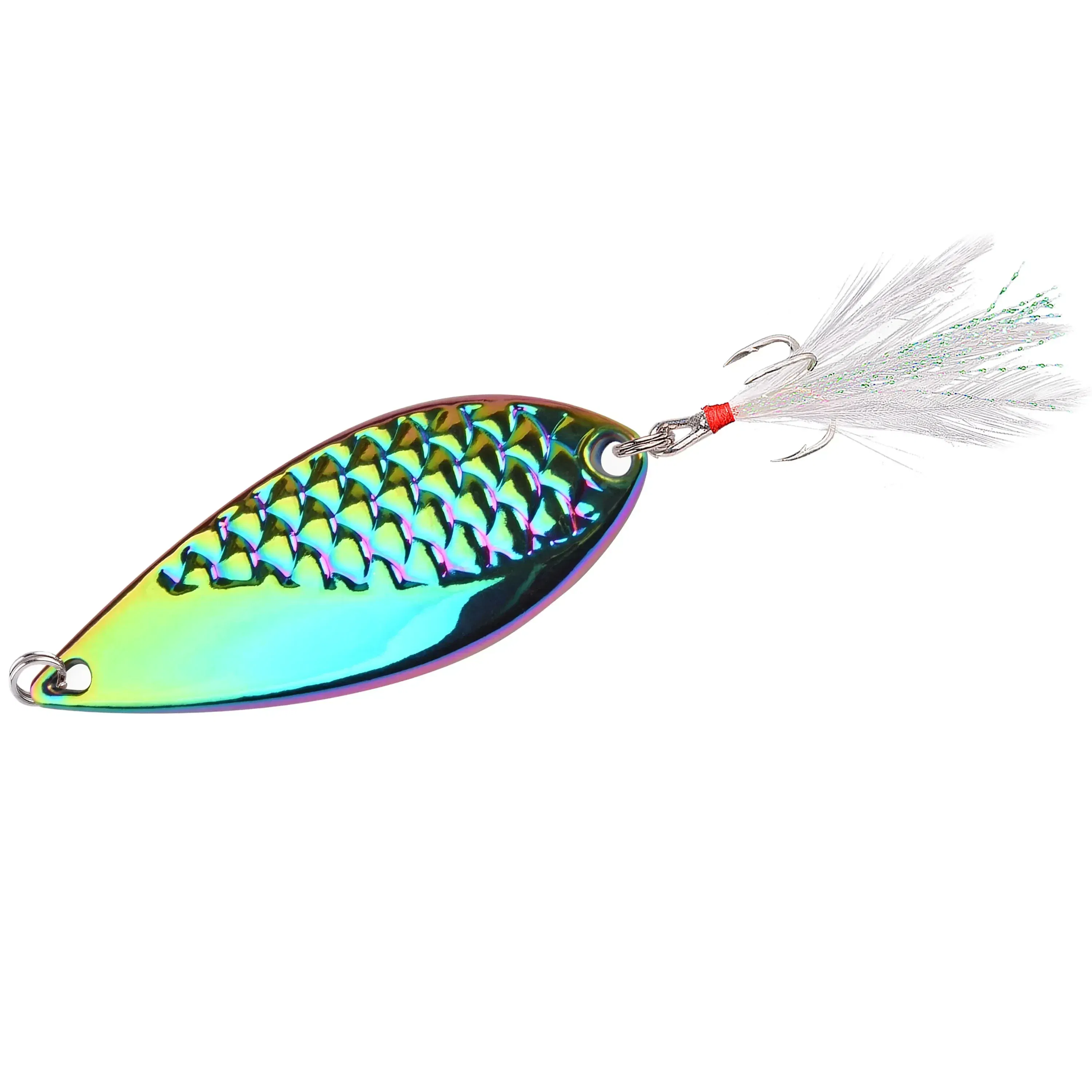 Color: Burlywood - Metal Spoon Sequin Fishing Lure 2.5g 3.5g 5g 7g 10g 15g 20g Pesca Leech Jig Wobbler Crankbaits for Fly Fishing Hard Baits Lures