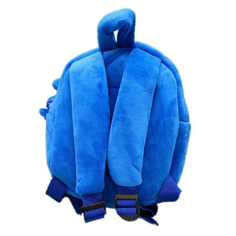 Color: COLOR - Gifts Hedgehog Sonic Backpack High Appearance Game Kindergarten Children Plush Coin Purse Anime Cartoon School Bag Mochila