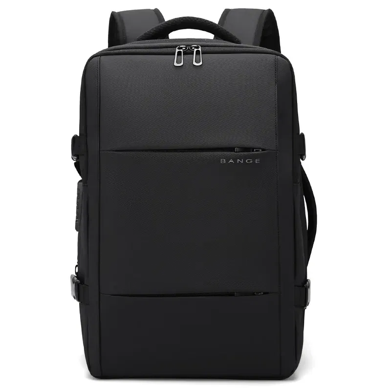 Color: Beige - Bange Travel Men 15.6 inch Laptop Backpack vacuum compression Backpack Business school Backpack expandable outdoor backpack