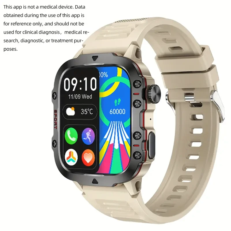Smart Watch For Men, 4.98cm Full Touch Screen
