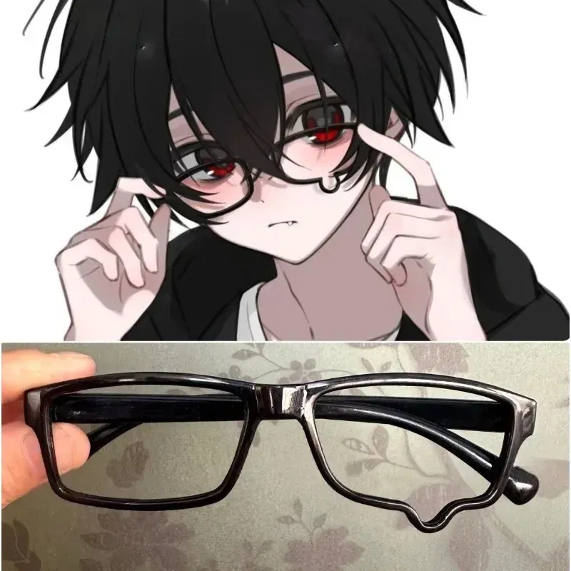 Frame Color: MULTI - Japanese Anime Y2K Teardrop Cosplay Small Square Glasses Women's Retro Harajuku Glasses Clear Blue Light Blocking Eyewears