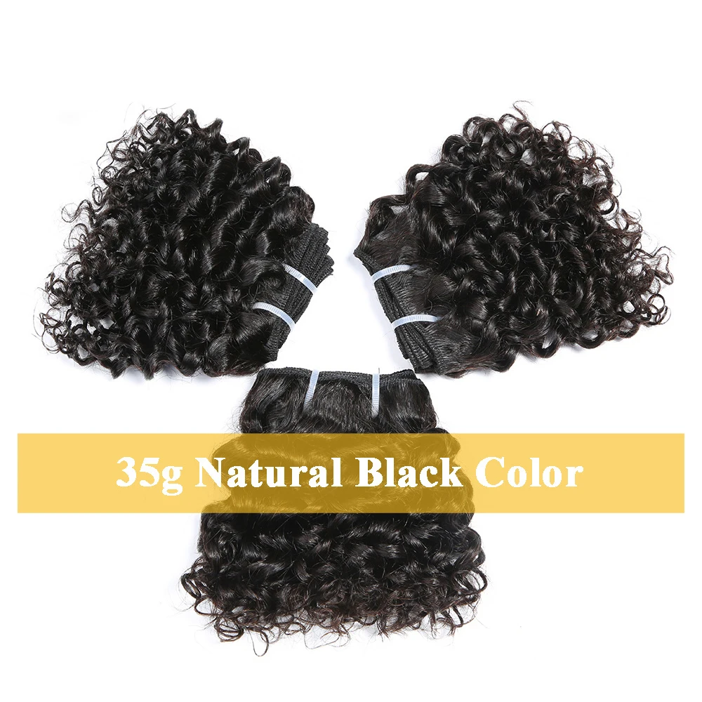 Hair Color: OT Turquoise, Stretched Length: 12inches, Longest Hair Proportion: 10A - Code Calla Bouncy Curly Hair Bundles Double Draw Indian 6inch Short Cut Remy Human Hair Extensions Natural Black Brown Color