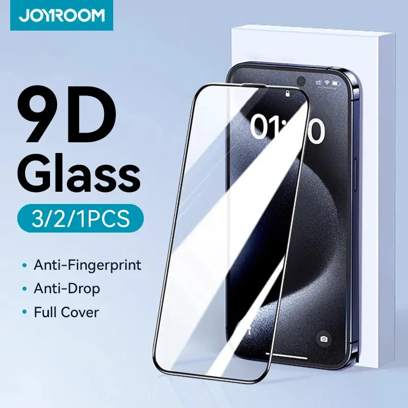 Bundle: Bundle 20, Material: pet - Joyroom 1/2/3pcs HD Glass Screen Protector for iPhone 16 15 14 13 12 11 Pro Max Full Screen Tempered Glass Protection for iPhone