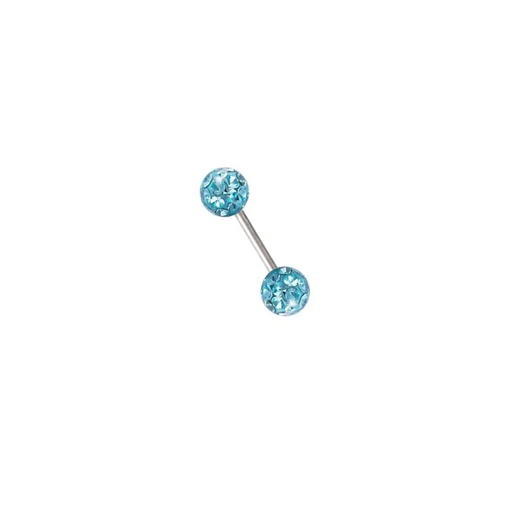 Metal color: Champagne gold, Main Stone Color: GRAY - 16g 1.2mm Coated Crystal Steel Ear Stud Tragus Helix Cartilage 3/4/5mm CZ Ball 6/8/10/12/14mm Bar Barbell Piercing