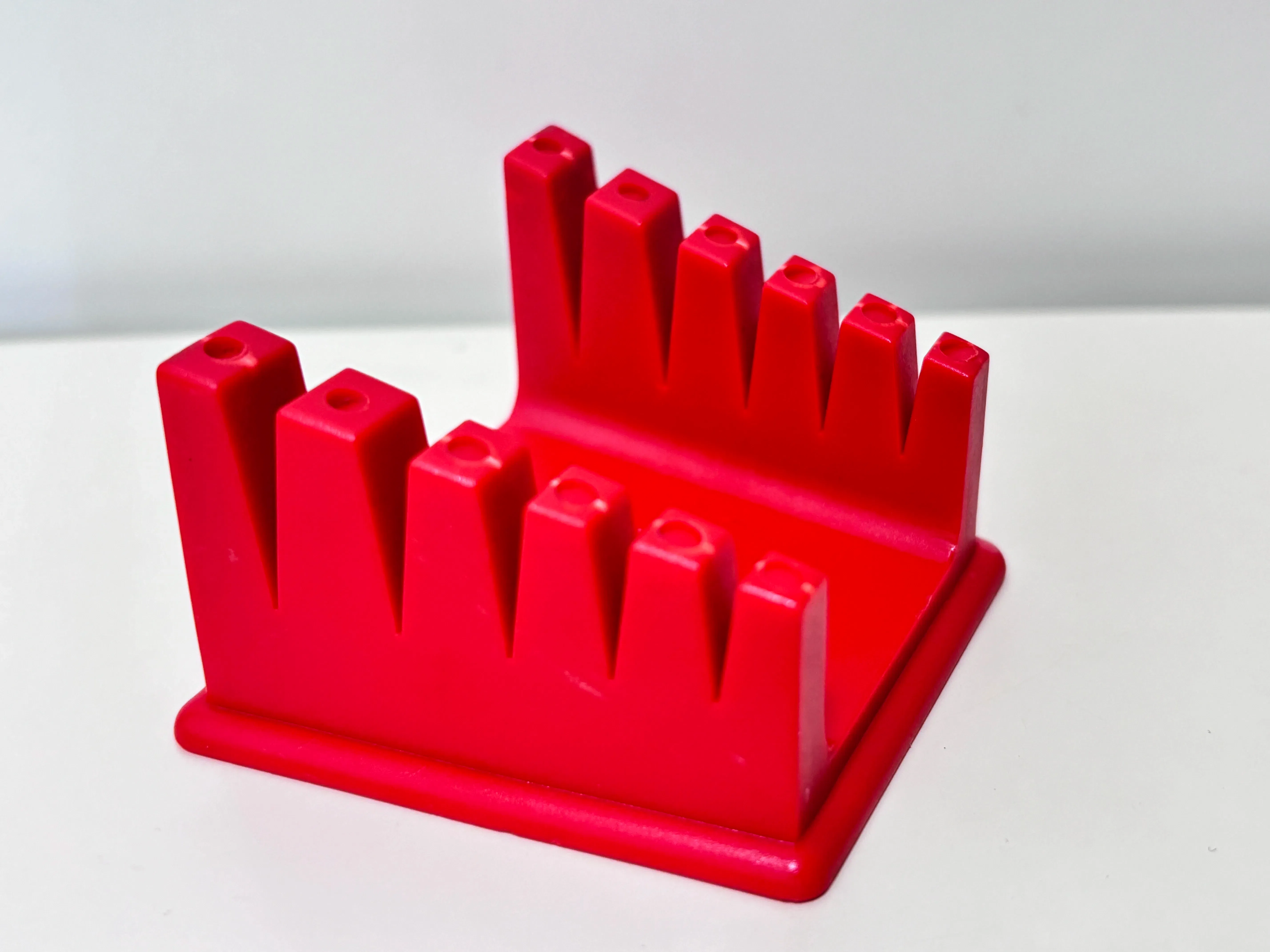 Color: Red - New 3D Printer Parts ABS Welding Wire Fixture with Two Large Suction Magnets Bracket Welding Clamp For Motherboard Soldering