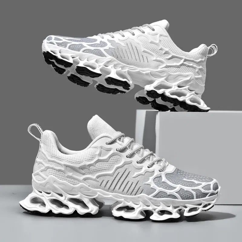 Color: Blue, Shoe Size: 44 - men shoes Sneakers Male tenis Luxury shoes Mens casual Shoes Trainer Race off white Shoes fashion loafers running Shoes for men