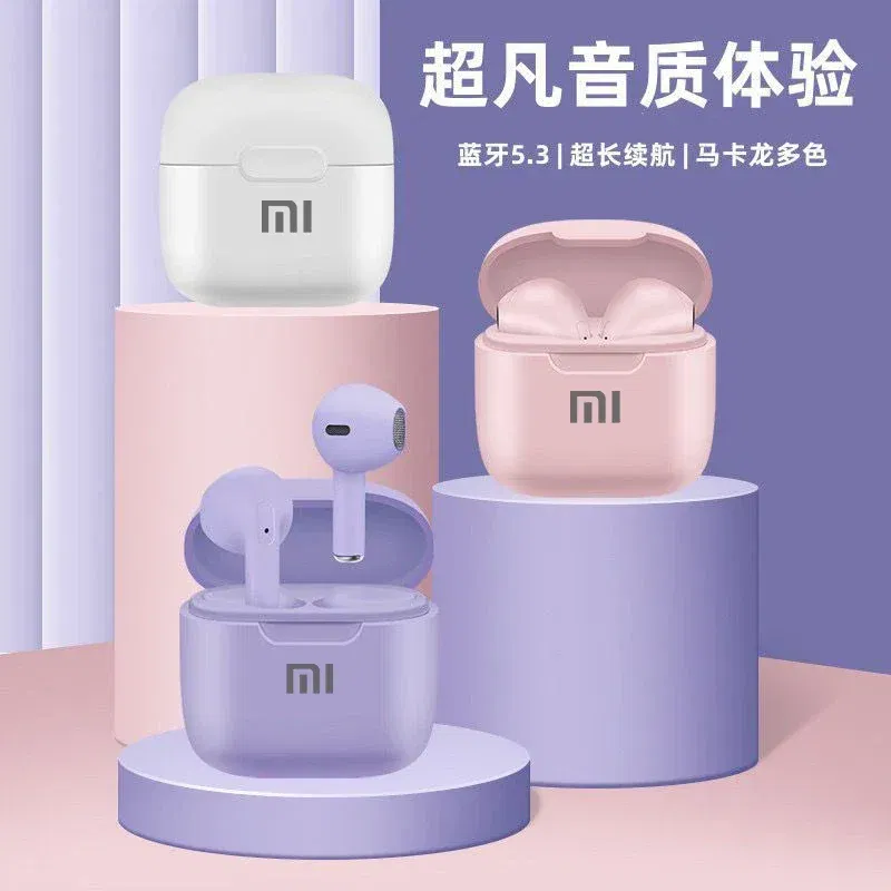 Color: PURPLE - Original XIAOMI Air A2 Pro Earphone TWS 9D HIFI Headset Bluetooth Music Earbuds For IPhone IOS Android Wireless Pods Headphone