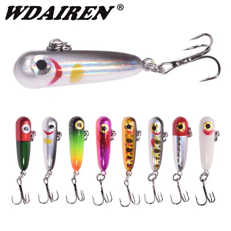 Color: green, Size: 40mm - New 1Pcs Sinking Pencil Fishing Lure 3cm 2.8g Saltwater Minnow Heavy Stick Wobbler Artificial Hard Bait Bass Trout Pesca Tackle