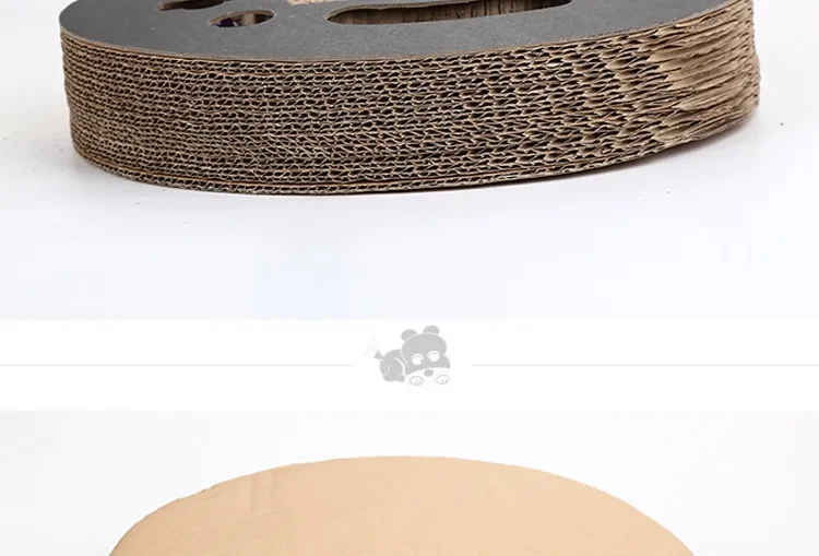 Corrugated cat scratch board cat toy