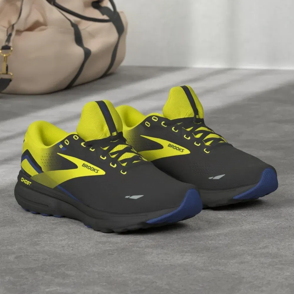Color: Gold, Shoe Size: 40 - Brooks Ghost 15 Neutral Running & Walking Shoe Men?™s & Women?™s Casual Sneakers Original