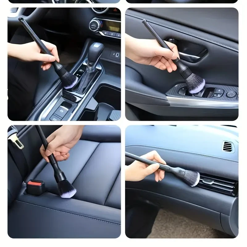 Car Interior Detailing Brush, Soft Bristle Cleaning Brush Dusting Brush, Car Interior Cleaning Tool