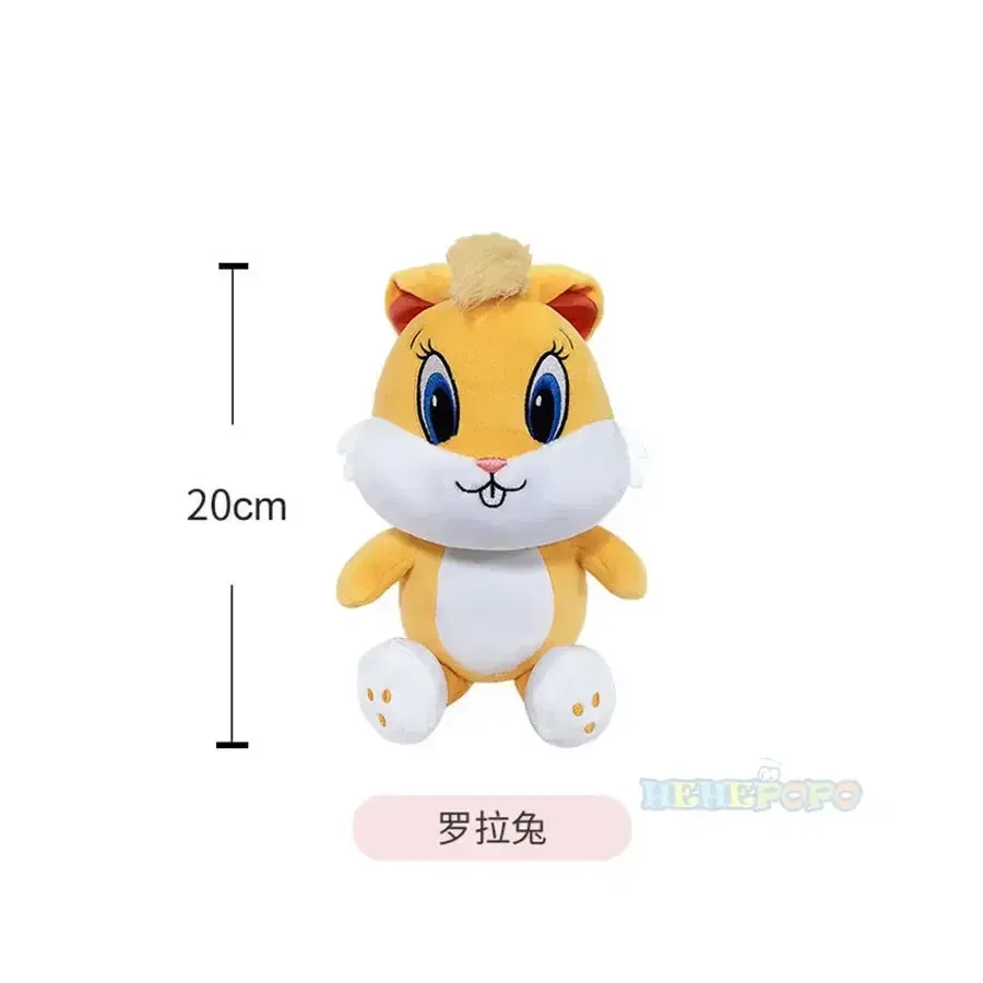 Color: black - New 20cm Original Looney Tunes Bugs Bunny Plush Toy Classic 32cm Tweety Q Series Lola Bunny Daffy Cartoon Peluche