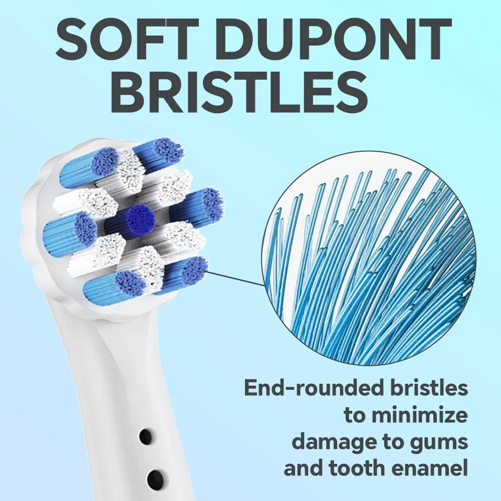 Color: Brown - Compatible with Oral B iO Electric Toothbrush Replacement Toothbrush Brush Heads, Toothbrush Head for iO 2/3/4/5/6/7/8/9/10