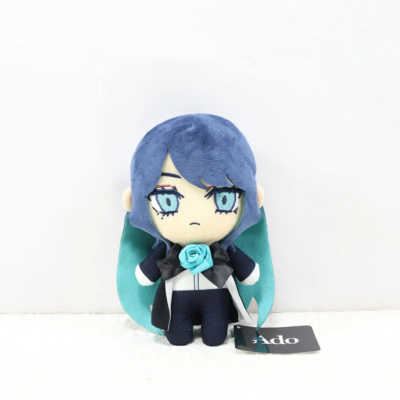 Color: CRIMSON - 16cm New Ado Hibana Plush Toy Ado Merch Plush Singer Goods Ado Accessories Plushies Doll Singer Ado Stuffed Animal Soft Toy Gift