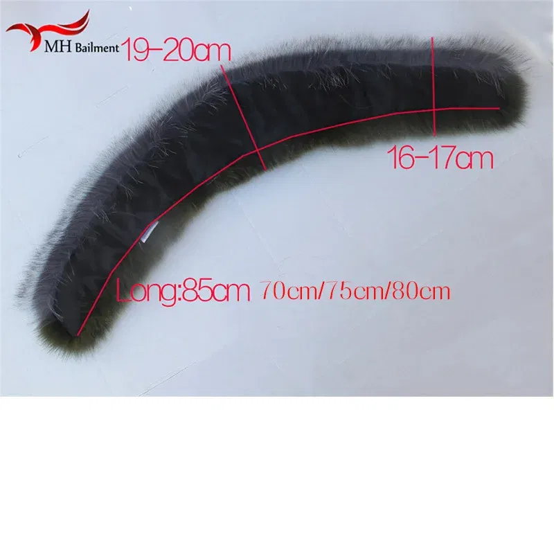 Color: army green, Size: S - 100% Real Raccoon Fur Scarf Coat Collar Ladies Winter Luxury Authentic Raccoon Warm Neck Shawl Coat Collar Furry Shawl Women