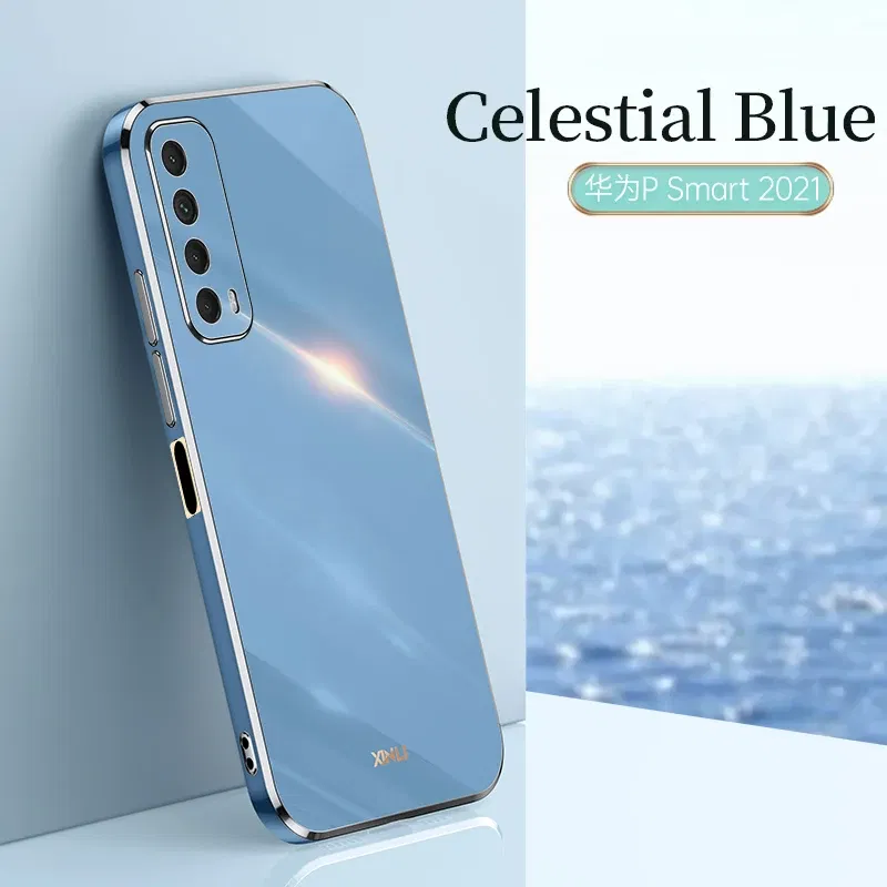 Color: WHITE, Material: tpu - For Huawei P Smart 2021 Case High Quality Soft TPU Case For Huawei P Smart 2021 Anti-fall Anti-fingerprint Camera Protection