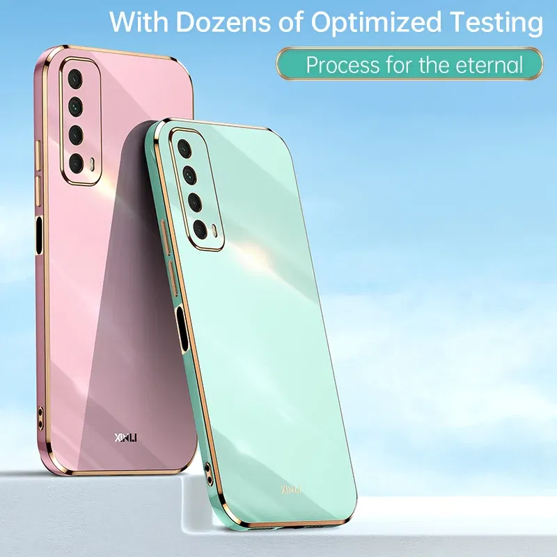 Color: WHITE, Material: tpu - For Huawei P Smart 2021 Case High Quality Soft TPU Case For Huawei P Smart 2021 Anti-fall Anti-fingerprint Camera Protection