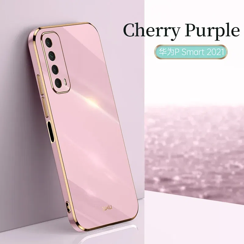 Color: WHITE, Material: tpu - For Huawei P Smart 2021 Case High Quality Soft TPU Case For Huawei P Smart 2021 Anti-fall Anti-fingerprint Camera Protection