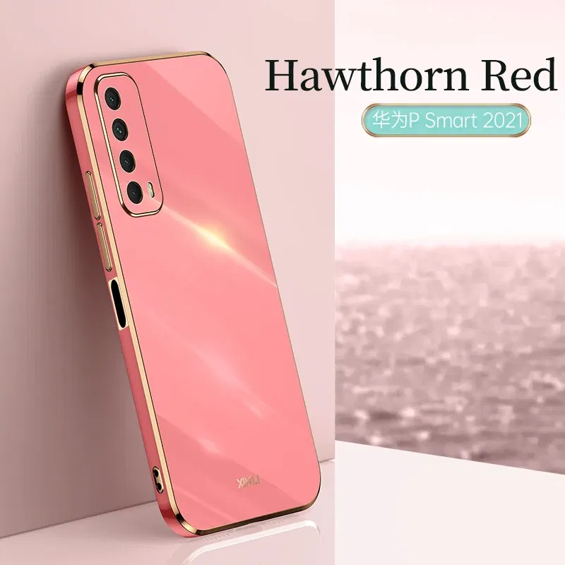 Color: WHITE, Material: tpu - For Huawei P Smart 2021 Case High Quality Soft TPU Case For Huawei P Smart 2021 Anti-fall Anti-fingerprint Camera Protection