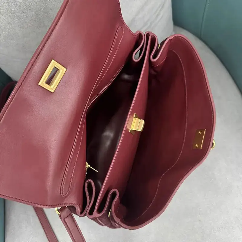 Color: Beige, Size: M - Luxury Design Women Tote Bag Suede Shoulder Bag High Quality Fashion Brown Ladies Handbag Large Capacity Versatile