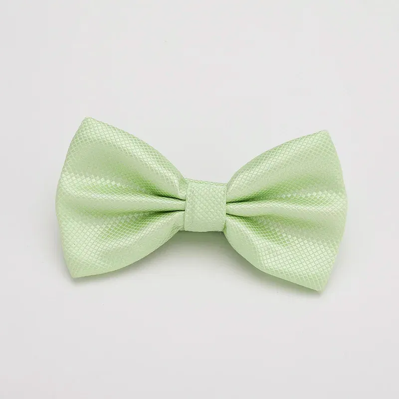 Color: Silver, Ships From: CN - HUISHI Bowtie Men Ties Fashion Butterfly Party Wedding Bow Tie For Men Women Candy Solid Color Bowknot Wholesale Accessories Tie