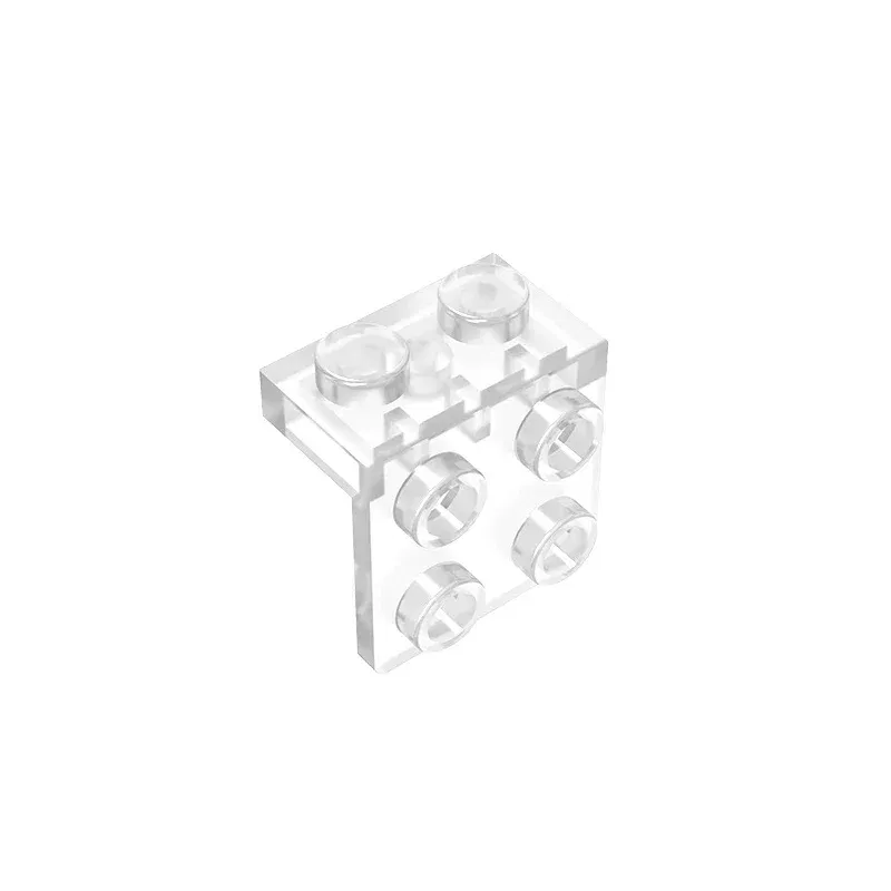 Color: Burgundy - Gobricks GDS-641 ANGLE PLATE 1X2 / 2X2 compatible with lego 44728 21712 92411 children's DIY Educational Building Blocks