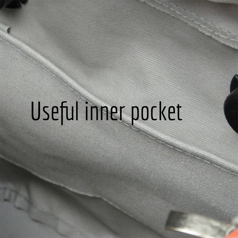 Color: Brown - TANQU New Inner Lining Zipper Pocket for Classic Obag Insert with Inner Waterproof Coating for O Bag