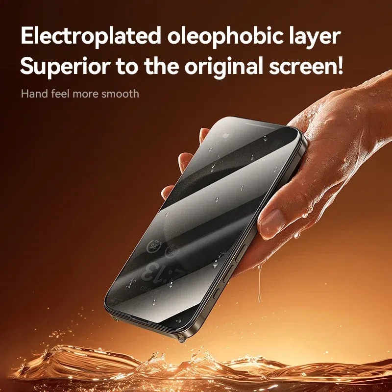Bundle: Bundle 5, Ships From: CHINA, Material: High Definition - Joyroom 1/2PCS 20?° Anti-spy Glass For iPhone 16 15 Pro Max Glass For iPhone 14 13 12 Pro Max Privacy Screen Protector Glass