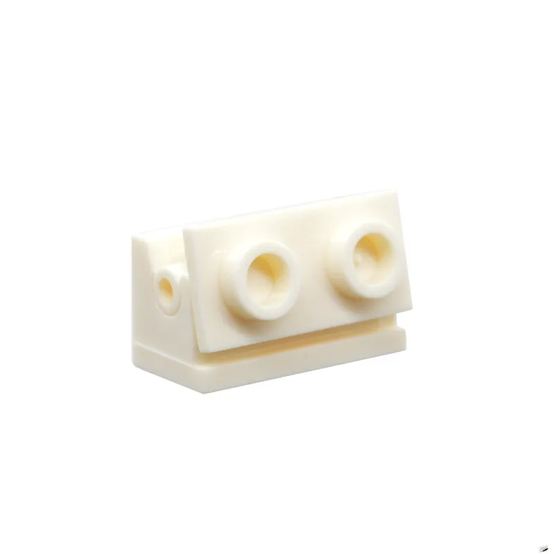Color: Light Grey - 1 Pcs Buildings Blocks 3937 + 3938 Hinge Brick 1 x 2 Base and Top Plate Collections Bulk Modular GBC Toy For High-Tech MOC Set
