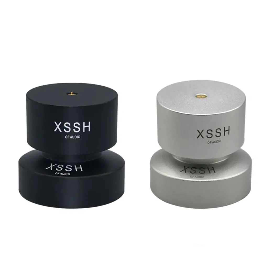 Color: Red, Bundle: Bundle 1 - 2023 New Shock Absorber Spikes XSSH Audio Audiophile Damping Pad HIFI Speaker CD Player Amplifier Aluminium isolation Feet Spike