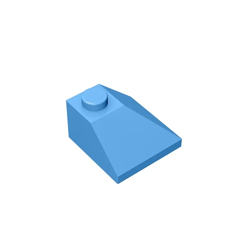 Color: Dark Khaki - Gobricks GDS-621 CORNER BRICK 2X2/45 OUTSIDE compatible with lego 3045 children's toys Assembles Building Blocks
