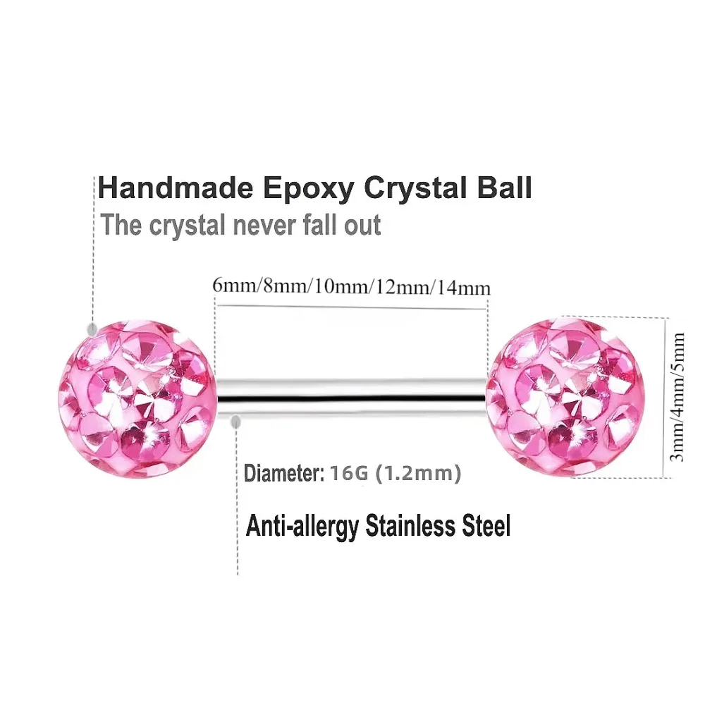 Metal color: Antique Bronze Plated, Main Stone Color: green - 16g 1.2mm Coated Crystal Steel Ear Stud Tragus Helix Cartilage 3/4/5mm CZ Ball 6/8/10/12/14mm Bar Barbell Piercing