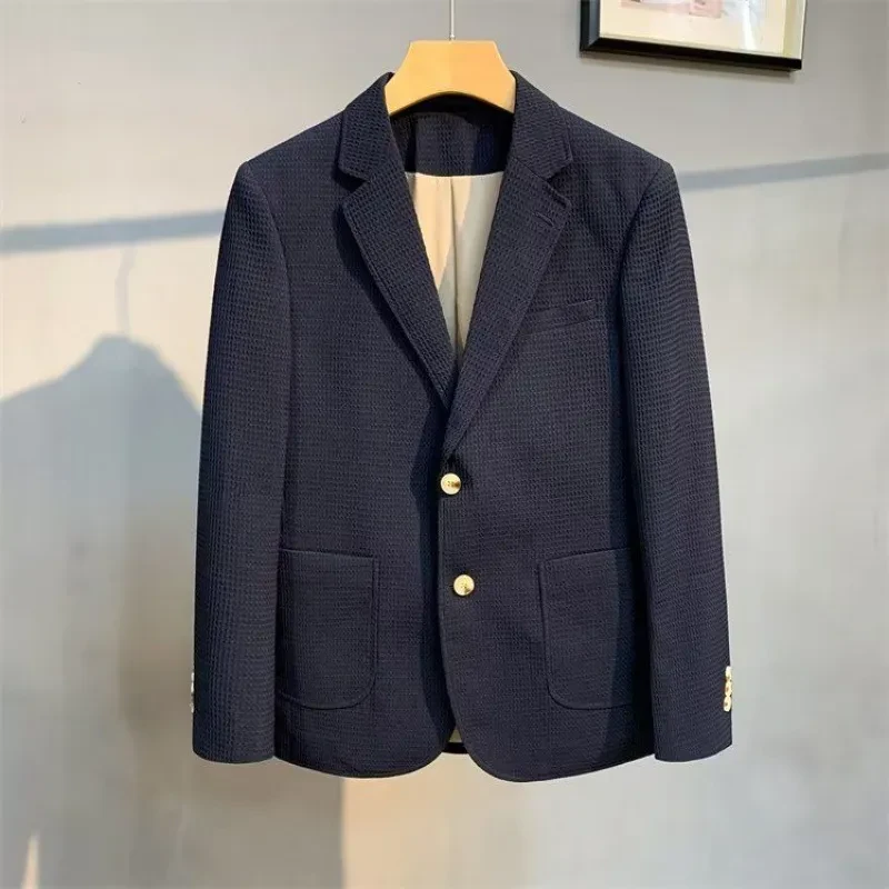 Slim Fit Color Business Coat