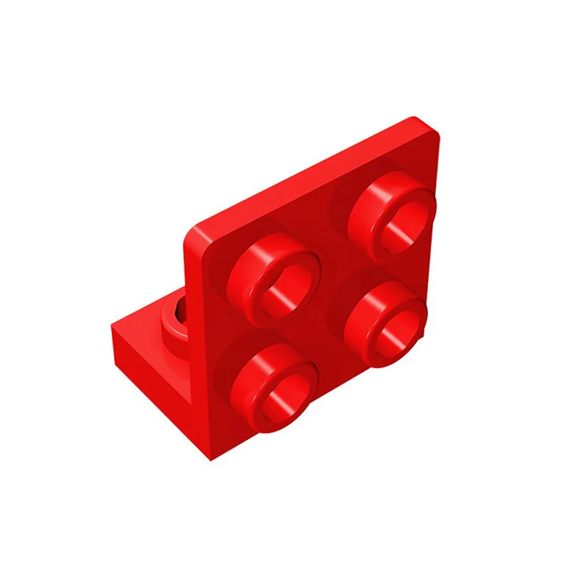 Color: Clear, Size: S - 10 pcs lot 99207 Bracket 1x2-2x2 Inverted Building Blocks Moc Accessories Compatible with Brick Toys Children